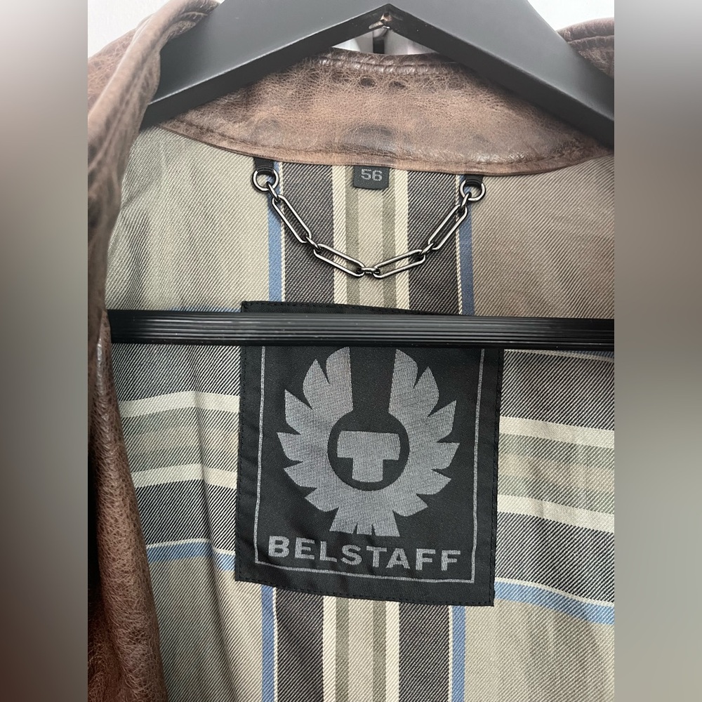 Belstaff Moto Leather Jacket Size 56 View 4
